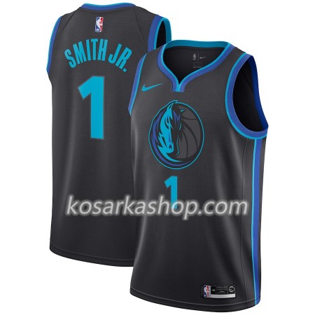 Dres Dallas Mavericks Dennis Smith 1 Nike 2018-19 City Edition Crna Plava Swingman